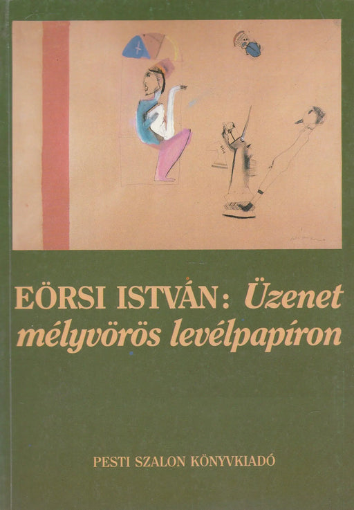 Üzenet mélyvörös levélpapíron - Oskola Antikvárium