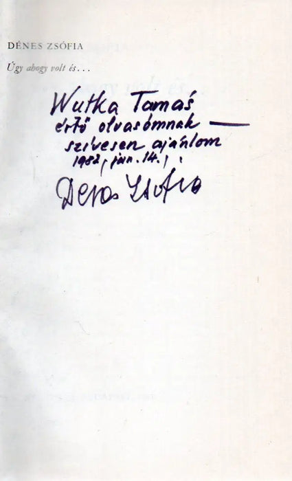 Úgy, ahogy volt és... - Oskola Antikvárium
