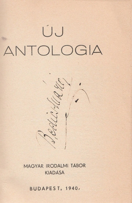 Új antologia - Oskola Antikvárium