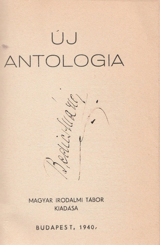 Új antologia - Oskola Antikvárium