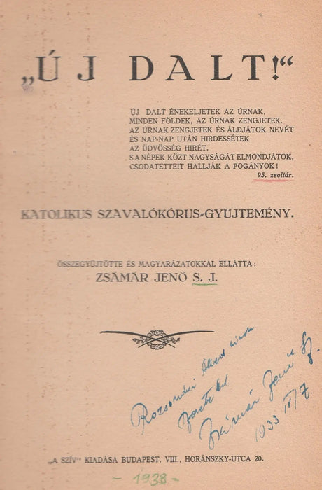 Új dalt! - Oskola Antikvárium