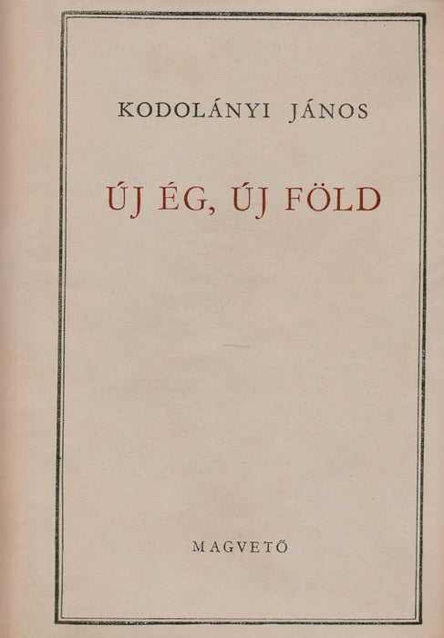 Új ég, új föld - Oskola Antikvárium