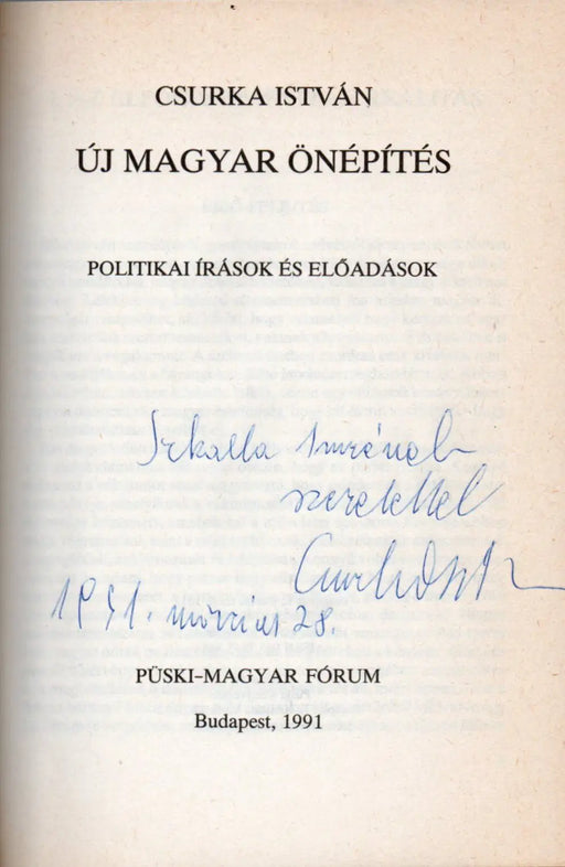 Új magyar önépítés - Oskola Antikvárium