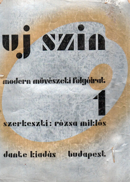Uj Szin I. évfolyam 1. szám 1930 október - Oskola Antikvárium