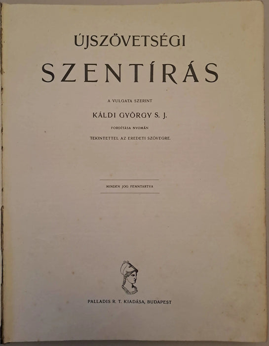 Újszövetségi Szentírás - Oskola Antikvárium