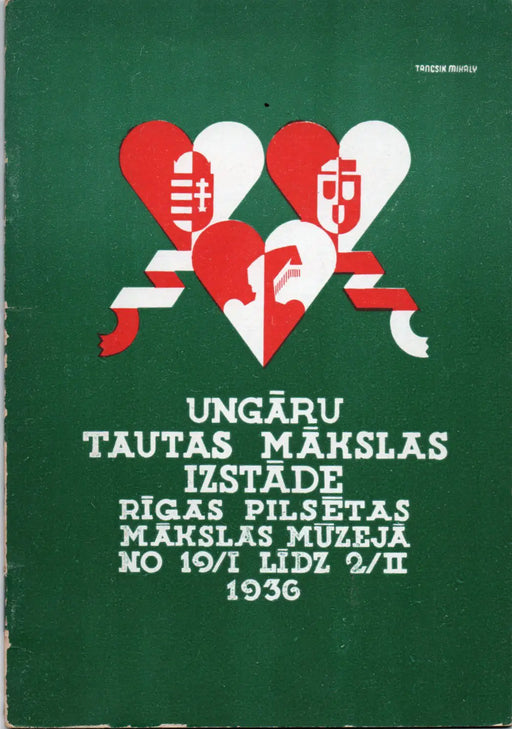 Ungaru tautas makslas izstade Rigas Pilsetas Makslas Muzeja 1936. - Oskola Antikvárium