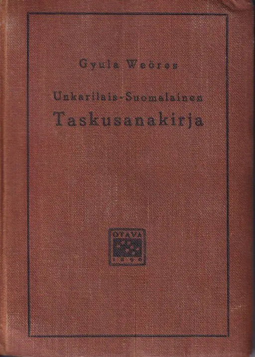 Unkarilais - suomalainen taskusanakirja - Magyar - finn zsebszótár - Oskola Antikvárium