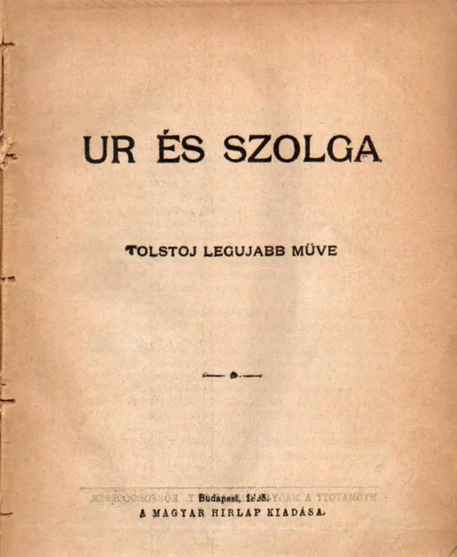 Ur és szolga - A tükörből - Hoffmanné meséi - Az oktondi - Oskola Antikvárium