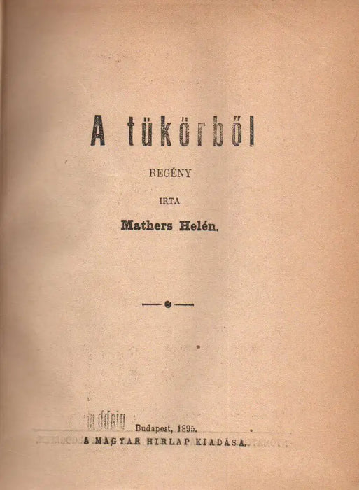 Ur és szolga - A tükörből - Hoffmanné meséi - Az oktondi - Oskola Antikvárium