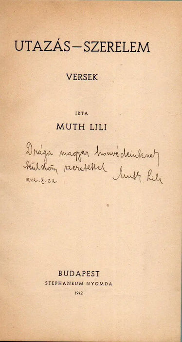 Utazás - szerelem - Oskola Antikvárium