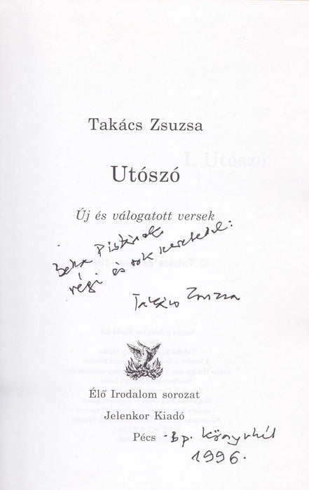 Utószó - Oskola Antikvárium