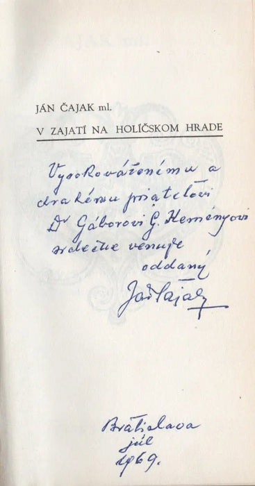 V zajatí na Holičskom hrade - Oskola Antikvárium