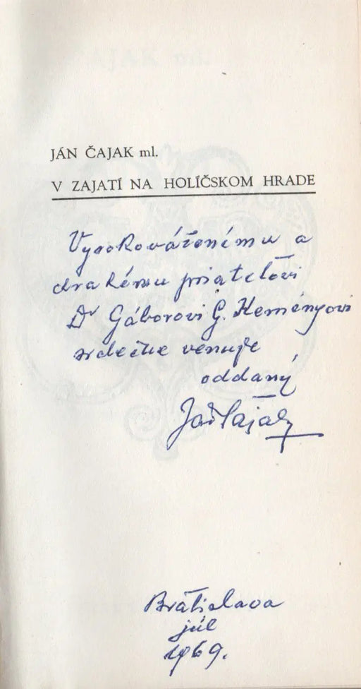 V zajatí na Holičskom hrade - Oskola Antikvárium