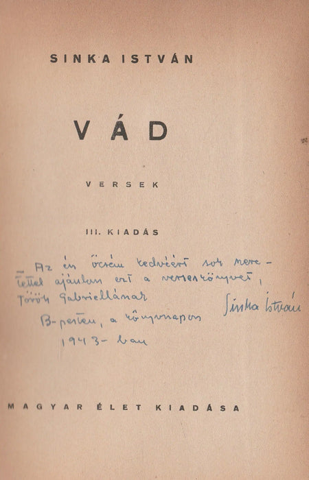 Vád - Oskola Antikvárium