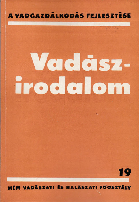 Vadászirodalom - Oskola Antikvárium