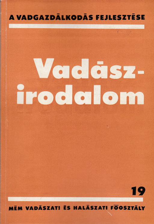 Vadászirodalom - Oskola Antikvárium