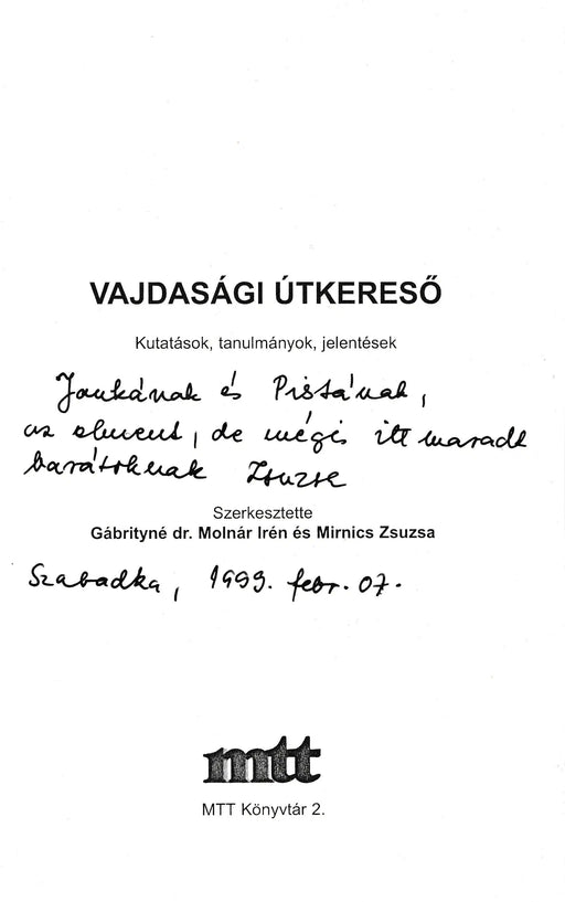 Vajdasági útkereső - Oskola Antikvárium
