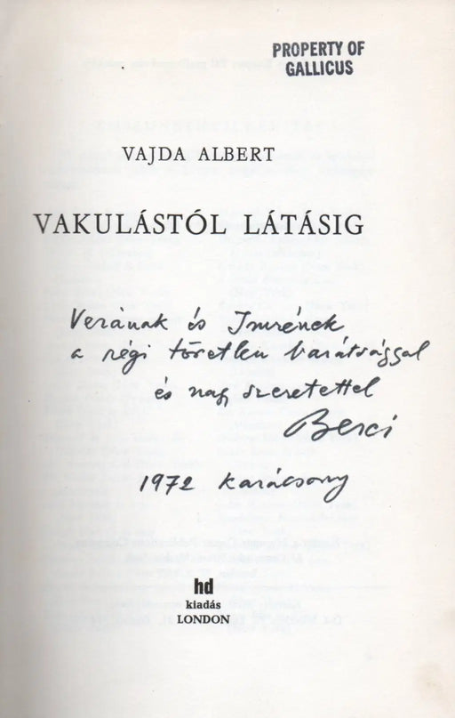 Vakulástól látásig - Oskola Antikvárium