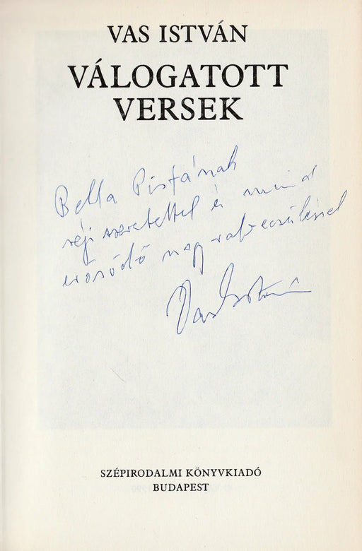 Válogatott versek - Oskola Antikvárium