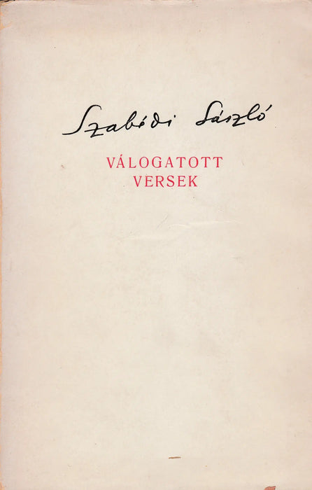 Válogatott versek - Oskola Antikvárium