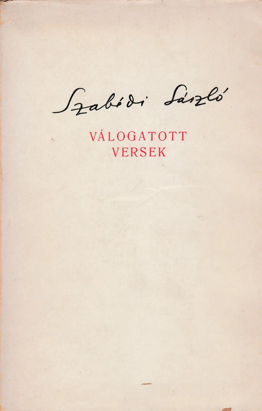 Válogatott versek - Oskola Antikvárium