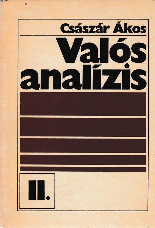 Valós analízis I - II. - Oskola Antikvárium