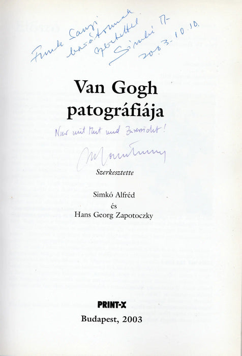 Van Gogh patográfiája - Oskola Antikvárium