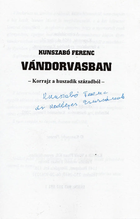 Vándorvasban - Oskola Antikvárium