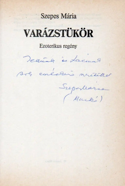 Varázstükör - Oskola Antikvárium