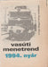 Vasúti menetrend 1994. nyár - Fejér megye - Oskola Antikvárium