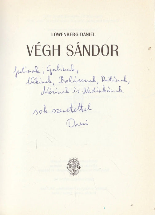 Végh Sándor - Oskola Antikvárium