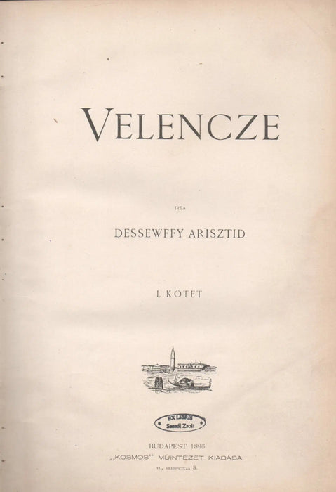 Velencze I - II. - Oskola Antikvárium