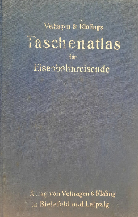 Velhagen & Klafing's Taschenatlas für Eisenbahnreisende - Oskola Antikvárium