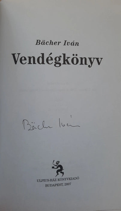 Vendégkönyv - Oskola Antikvárium