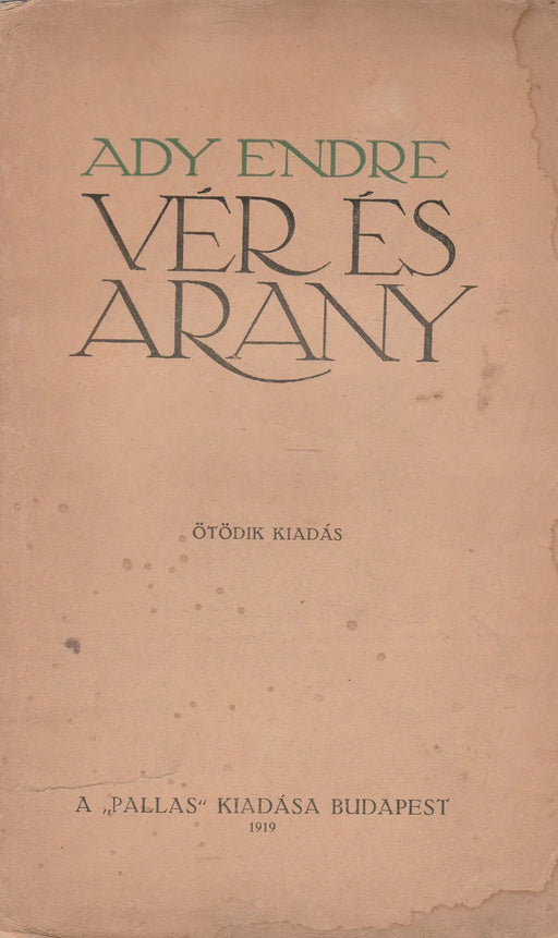 Vér és arany - Oskola Antikvárium