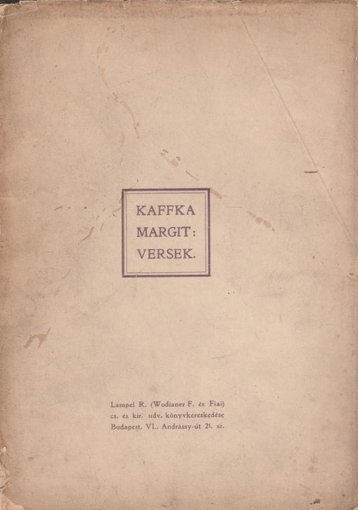 Versek - Oskola Antikvárium