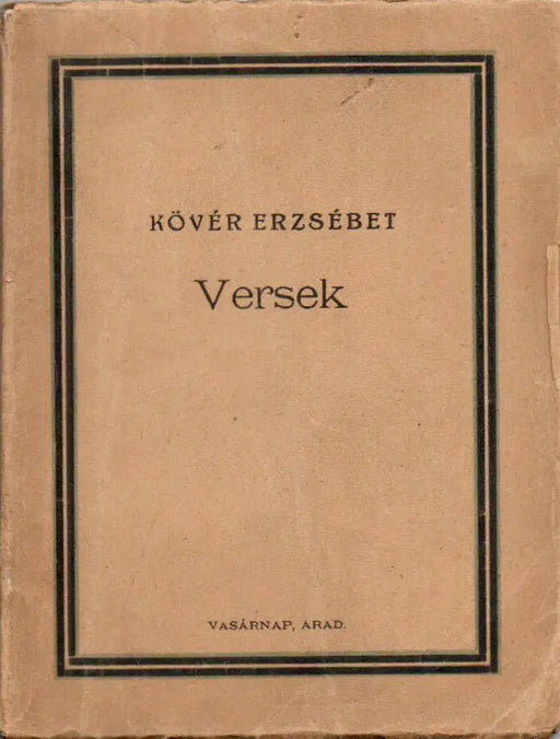 Versek - Arad 1924 - Oskola Antikvárium