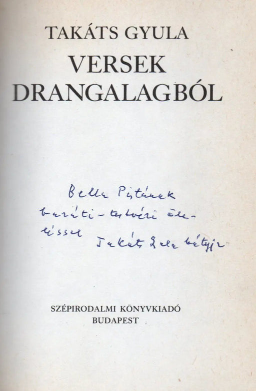 Versek Drangalagból - Oskola Antikvárium