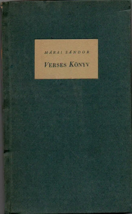 Verses Könyv - Oskola Antikvárium