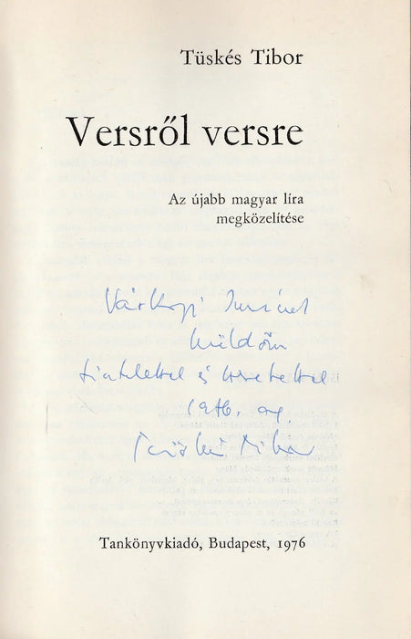 Versről versre - Oskola Antikvárium