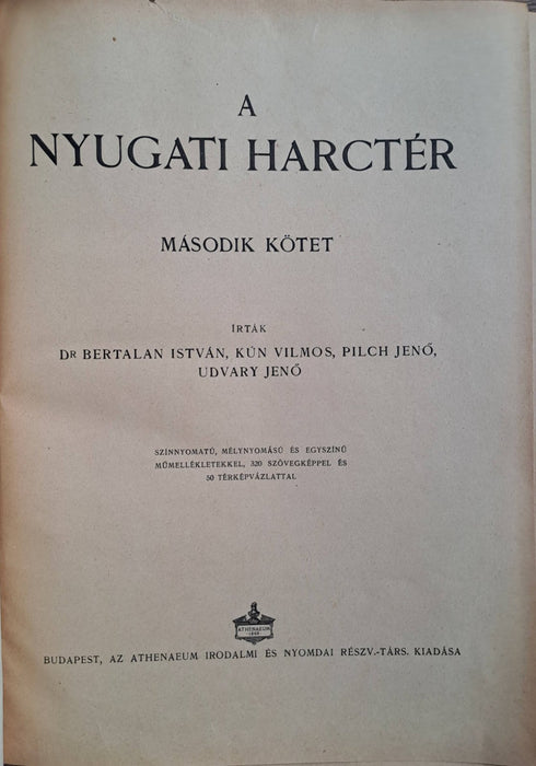 A nagy háború írásban és képben 2. - A nyugati harctér II.