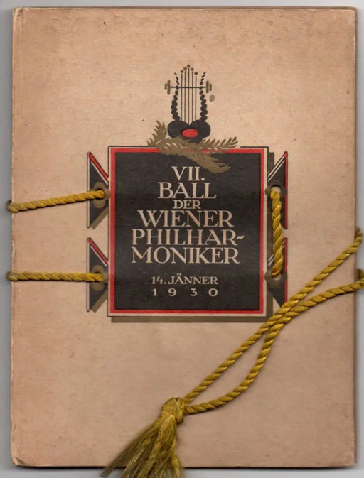 VII. Ball der Wiener Philharmoniker 14. Jänner 1930 - Oskola Antikvárium
