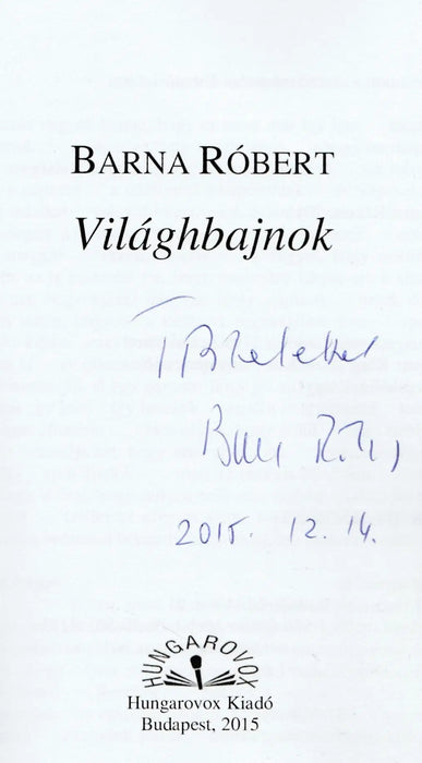Világhbajnok - Oskola Antikvárium