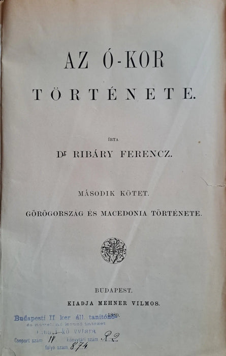 Világtörténelem II - IV. és VI - VII. - Oskola Antikvárium