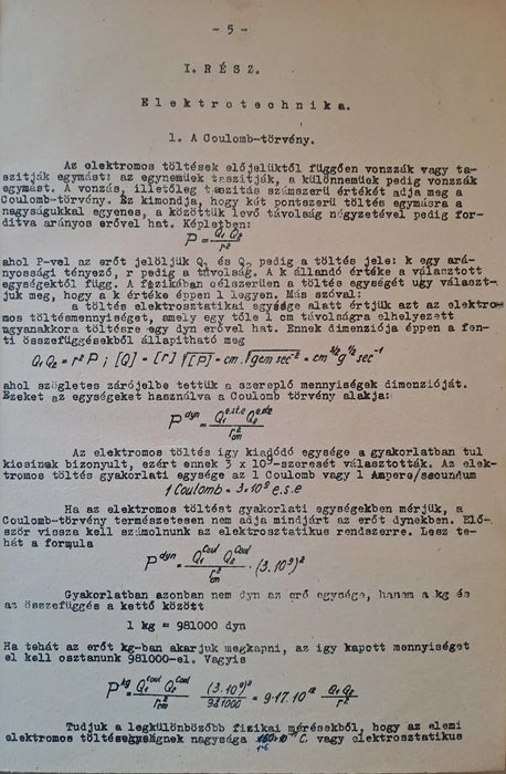Villamosságtan - Oskola Antikvárium