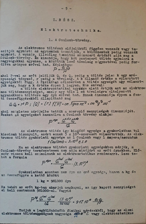 Villamosságtan - Oskola Antikvárium