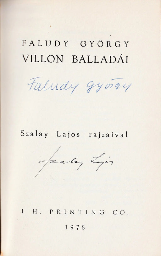 Villon balladái - Oskola Antikvárium