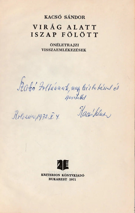 Virág alatt iszap fölött - Oskola Antikvárium