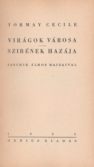 Virágok városa - Szirének hazája - Oskola Antikvárium