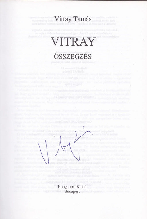 Vitray - Oskola Antikvárium